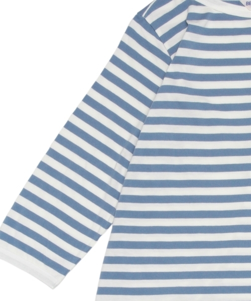 BEAMS BOY（ビームスボーイ）の「BEAMS BOY / 1cmボーダー 7分袖ワンピース（ワンピース・レディース・ブラック/ブラウン/ブルー系その他/グリーン/サックスブルー/レッド系その他/イエロー/ミント/ブルー/その他1/ネイビー/ブラック系その他/インディゴブルー・ONE SIZE）」の22枚目の写真