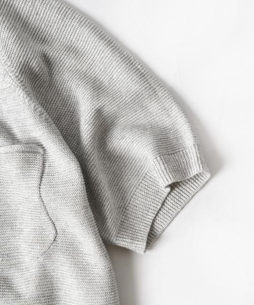 SHIPS(シップス)の「SC: 17SS "SAFILIN" リネン ニット Tシャツ■(Tシャツ/カットソー・メンズ・ベージュ/ネイビー/グリーン/グレー/ピンク/ブルー/ライトカーキ・SMALL/X-LARGE/MEDIUM/LARGE)」の14枚目の写真