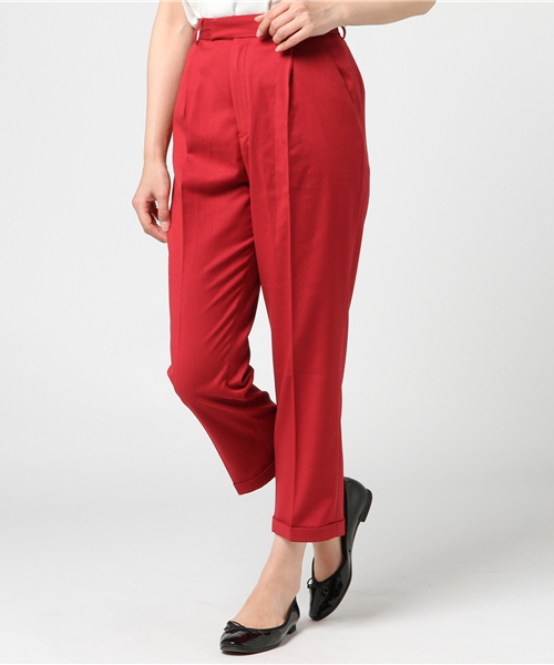 SLY（スライ）の「TIDY ANKLE PT（その他パンツ・レディース・ライトグレー/ワインレッド・2/1）」の13枚目の写真