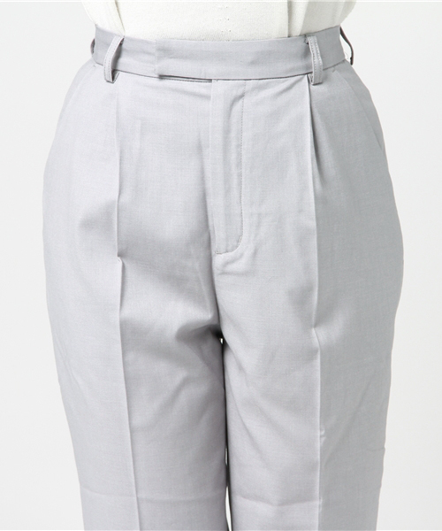 SLY（スライ）の「TIDY ANKLE PT（その他パンツ・レディース・ライトグレー/ワインレッド・2/1）」の6枚目の写真