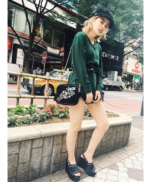 EVRIS（エヴリス）の「シースルーシフォンルーズシャツ（シャツ/ブラウス・レディース・ブラック/グリーン/ブラウン/その他1・FREE）」の7枚目の写真