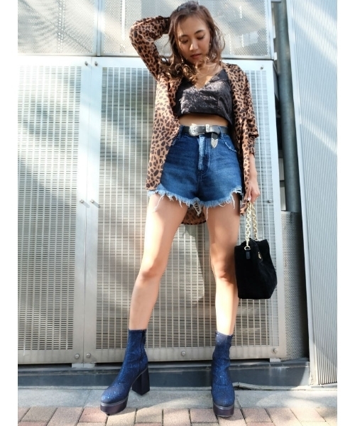 EVRIS（エヴリス）の「シースルーシフォンルーズシャツ（シャツ/ブラウス・レディース・ブラック/グリーン/ブラウン/その他1・FREE）」の5枚目の写真