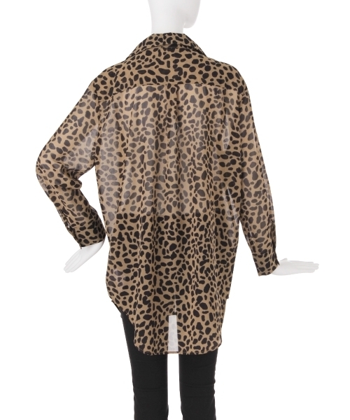 EVRIS（エヴリス）の「シースルーシフォンルーズシャツ（シャツ/ブラウス・レディース・ブラック/グリーン/ブラウン/その他1・FREE）」の13枚目の写真