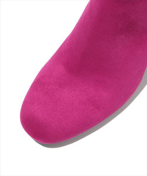 ADAM ET ROPE'（アダムエロペ）の「カラーミディ丈ショートブーツ（ブーツ・レディース・ブルー系その他4/ピンク/ブラック・23.0cm/23.5cm/24.5cm/24.0cm）」の10枚目の写真