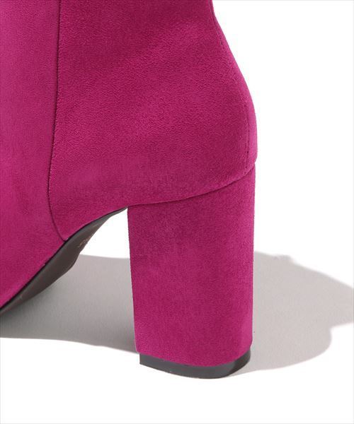 ADAM ET ROPE'（アダムエロペ）の「カラーミディ丈ショートブーツ（ブーツ・レディース・ブルー系その他4/ピンク/ブラック・23.0cm/23.5cm/24.5cm/24.0cm）」の11枚目の写真