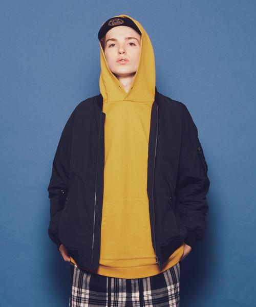 MONKEY TIME（モンキータイム）の「＜monkey time＞ PE/N WEATHER PADDED MA-1/ブルゾン ◆（MA-1・メンズ・ブラック/オリーブ・MEDIUM/X-LARGE/LARGE/SMALL）」の11枚目の写真