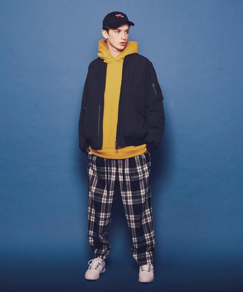 MONKEY TIME（モンキータイム）の「＜monkey time＞ PE/N WEATHER PADDED MA-1/ブルゾン ◆（MA-1・メンズ・ブラック/オリーブ・MEDIUM/X-LARGE/LARGE/SMALL）」の12枚目の写真