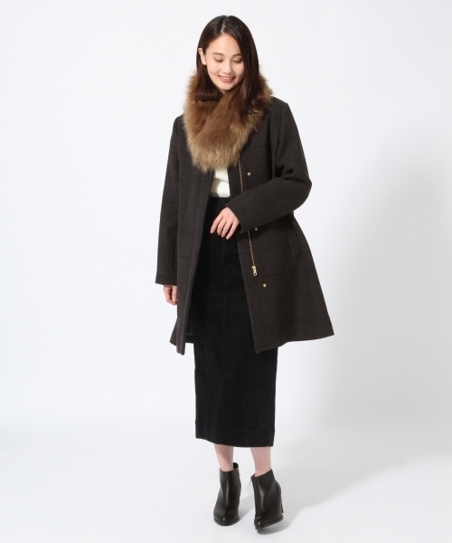 GLOBAL WORK（グローバルワーク）の「ハイネックワイドプルオーバー長袖/774972（Tシャツ/カットソー・レディース・ホワイト/その他/ブルー/ベージュ系その他/ワインレッド・MEDIUM/LARGE）」の6枚目の写真