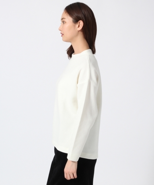 GLOBAL WORK（グローバルワーク）の「ハイネックワイドプルオーバー長袖/774972（Tシャツ/カットソー・レディース・ホワイト/その他/ブルー/ベージュ系その他/ワインレッド・MEDIUM/LARGE）」の12枚目の写真