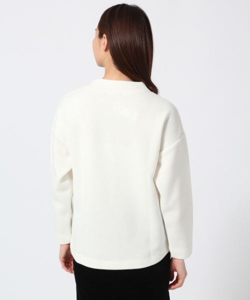 GLOBAL WORK（グローバルワーク）の「ハイネックワイドプルオーバー長袖/774972（Tシャツ/カットソー・レディース・ホワイト/その他/ブルー/ベージュ系その他/ワインレッド・MEDIUM/LARGE）」の13枚目の写真