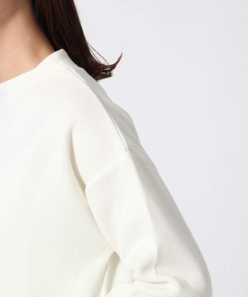 GLOBAL WORK（グローバルワーク）の「ハイネックワイドプルオーバー長袖/774972（Tシャツ/カットソー・レディース・ホワイト/その他/ブルー/ベージュ系その他/ワインレッド・MEDIUM/LARGE）」の15枚目の写真