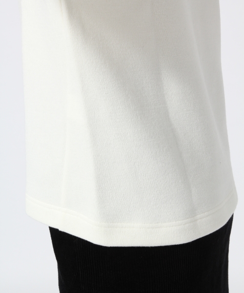 GLOBAL WORK（グローバルワーク）の「ハイネックワイドプルオーバー長袖/774972（Tシャツ/カットソー・レディース・ホワイト/その他/ブルー/ベージュ系その他/ワインレッド・MEDIUM/LARGE）」の17枚目の写真