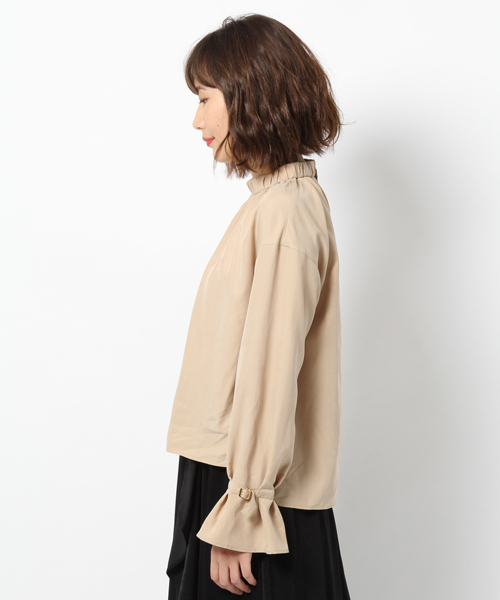 laboratory work（ラボラトリーワーク）の「スタンドカラーブラウス（シャツ/ブラウス・レディース・ホワイト/ベージュ/ネイビー・MEDIUM）」の16枚目の写真