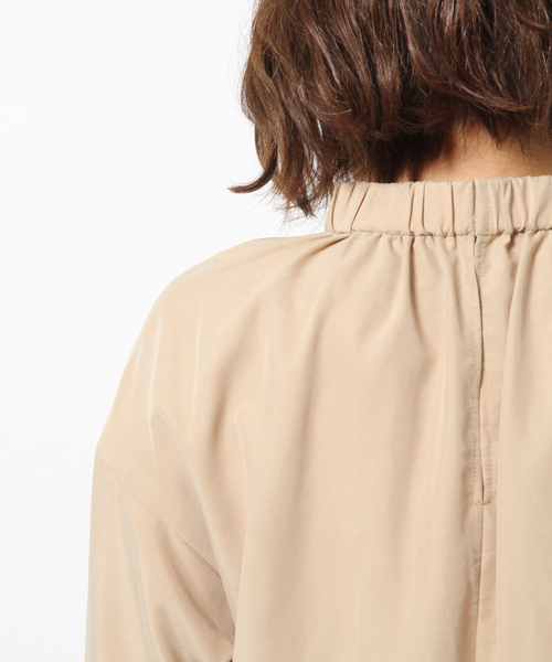 laboratory work（ラボラトリーワーク）の「スタンドカラーブラウス（シャツ/ブラウス・レディース・ホワイト/ベージュ/ネイビー・MEDIUM）」の13枚目の写真