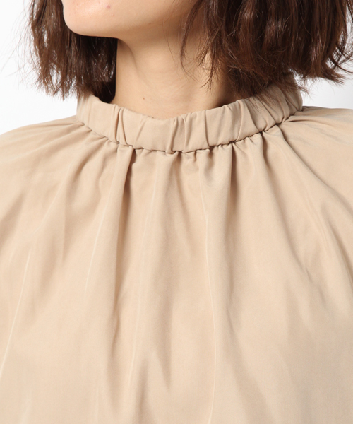 laboratory work（ラボラトリーワーク）の「スタンドカラーブラウス（シャツ/ブラウス・レディース・ホワイト/ベージュ/ネイビー・MEDIUM）」の7枚目の写真