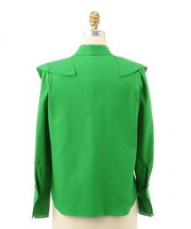 Drawer（ドゥロワー）の「Drawer ピコカット フリルシャツ（シャツ