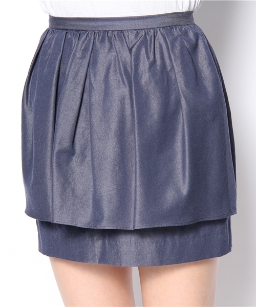 Another Edition（アナザーエディション）の「AE ライトDNM PPLM SK（スカート・レディース・オフホワイト/ライトブルー/ネイビー・SMALL/MEDIUM）」の6枚目の写真