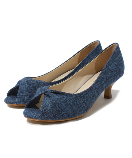 green label relaxing（グリーンレーベルリラクシング）の「GT ネジリOPT/パンプス（パンプス・レディース・ブラック/ベージュ/コバルトブルー/ライトブルー/オレンジ・23cm/24.5cm/22.5cm/24cm/23.5cm）」の4枚目の写真