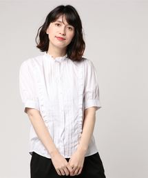 archives | ピンタックフリル半袖ブラウス(シャツ/ブラウス)