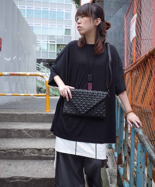 rovtski（ロフトスキー）の「MODE STYLESTADS クラッチバッグ（クラッチバッグ・メンズ・ブラック×ブラック/ブラック×シルバー・FREE）」の12枚目の写真