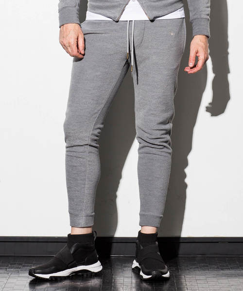 1piu1uguale3 RELAX（ウノピュウノウグァーレトレリラックス）の「1PIU1UGUALE3 RELAX(ウノピゥウノウグァーレトレ)テリークロスパイルジョガーパンツ（スウェットパンツ・メンズ・ブラック/グレー/ネイビー・SMALL/MEDIUM/LARGE/X-LARGE/XX-LARGE）」の2枚目の写真