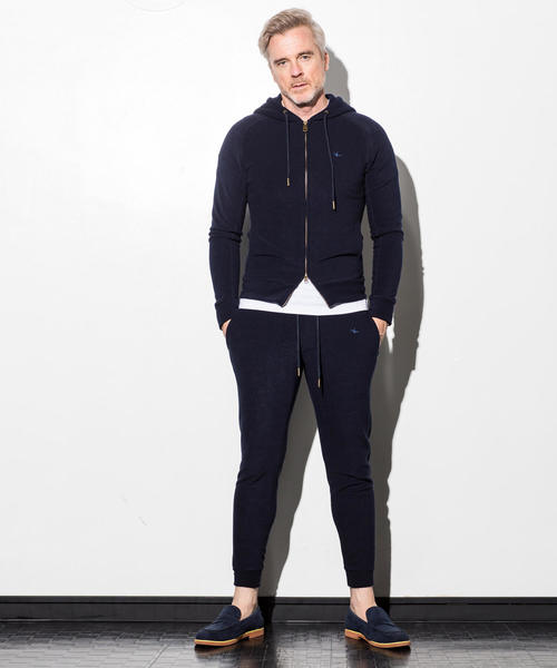 1piu1uguale3 RELAX（ウノピュウノウグァーレトレリラックス）の「1PIU1UGUALE3 RELAX(ウノピゥウノウグァーレトレ)テリークロスパイルジョガーパンツ（スウェットパンツ・メンズ・ブラック/グレー/ネイビー・SMALL/MEDIUM/LARGE/X-LARGE/XX-LARGE）」の8枚目の写真