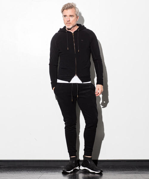 1piu1uguale3 RELAX（ウノピュウノウグァーレトレリラックス）の「1PIU1UGUALE3 RELAX(ウノピゥウノウグァーレトレ)テリークロスパイルジョガーパンツ（スウェットパンツ・メンズ・ブラック/グレー/ネイビー・SMALL/MEDIUM/LARGE/X-LARGE/XX-LARGE）」の9枚目の写真