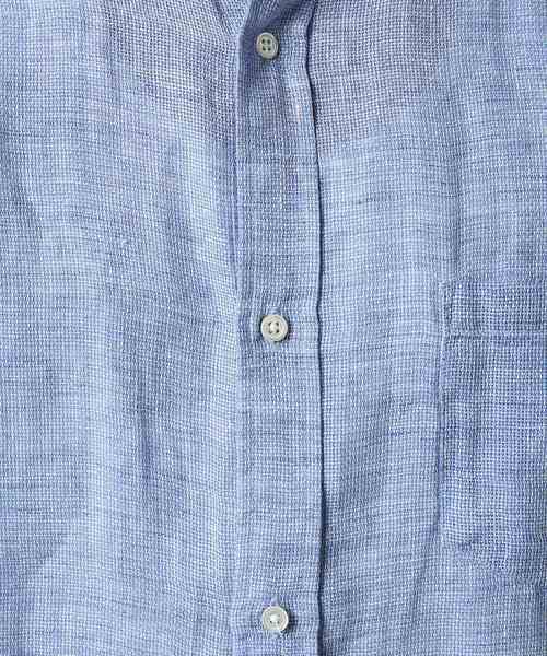 JOURNAL STANDARD（ジャーナルスタンダード）の「LINEN PANAMA レギュラーシャツ＃（シャツ/ブラウス・メンズ・ホワイト/ライトブルー/イエロー/アイボリー/ブルー系その他・SMALL/MEDIUM/LARGE）」の15枚目の写真