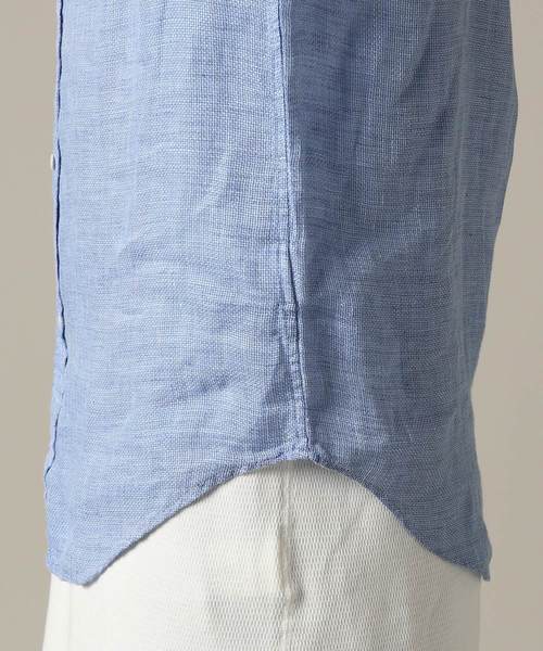 JOURNAL STANDARD（ジャーナルスタンダード）の「LINEN PANAMA レギュラーシャツ＃（シャツ/ブラウス・メンズ・ホワイト/ライトブルー/イエロー/アイボリー/ブルー系その他・SMALL/MEDIUM/LARGE）」の16枚目の写真