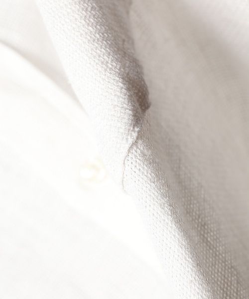 JOURNAL STANDARD（ジャーナルスタンダード）の「LINEN PANAMA レギュラーシャツ＃（シャツ/ブラウス・メンズ・ホワイト/ライトブルー/イエロー/アイボリー/ブルー系その他・SMALL/MEDIUM/LARGE）」の18枚目の写真