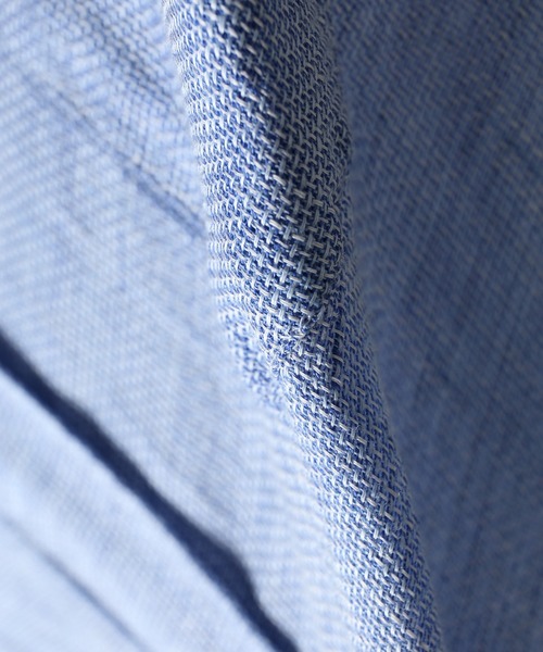 JOURNAL STANDARD（ジャーナルスタンダード）の「LINEN PANAMA レギュラーシャツ＃（シャツ/ブラウス・メンズ・ホワイト/ライトブルー/イエロー/アイボリー/ブルー系その他・SMALL/MEDIUM/LARGE）」の21枚目の写真