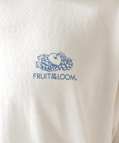 FRUIT OF THE LOOM（フルーツオブザルーム）の「【Fruit Of The Loom(フルーツオブザルーム)】ピグメントリブTシャツ（Tシャツ/カットソー・メンズ・ホワイト/オレンジ/グリーン/チャコール・MEDIUM/LARGE）」の13枚目の写真