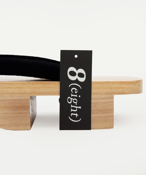 ８(eight)（エイト）の「本格派 桐 本桐 2枚歯 下駄 紳士用 男性（和装小物・メンズ・ブラック・MEDIUM/LARGE）」の7枚目の写真