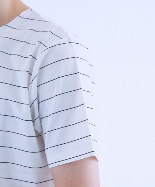 ABAHOUSE(アバハウス)の「【COTTON LYCRA】圧着クルーネックTシャツ(Tシャツ/カットソー・メンズ・ホワイト/グリーン系その他/ブラック/ワイン/レッド系その他・44/46/48)」の21枚目の写真