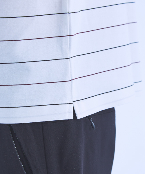 ABAHOUSE(アバハウス)の「【COTTON LYCRA】圧着クルーネックTシャツ(Tシャツ/カットソー・メンズ・ホワイト/グリーン系その他/ブラック/ワイン/レッド系その他・44/46/48)」の20枚目の写真