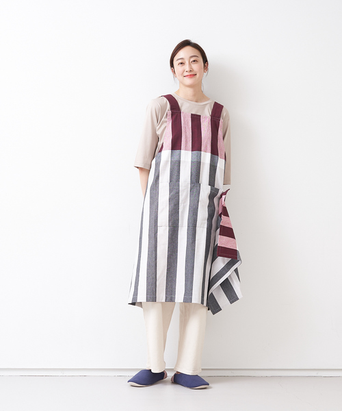 collex(コレックス)の「エプロン3点セット(エプロン)」|レッド