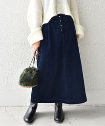 liflattie ships | liflattie ships:コーデュロイドットボタンスカート◇(スカート)