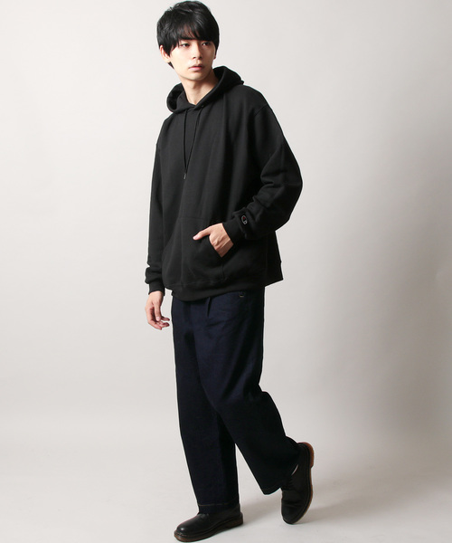 THE CASUAL(カジュアル)の「ストレッチデニムワイドパンツ(デニムパンツ・メンズ・ブルー/ネイビー/ワンウォッシュ・S/M/L/XL)」の7枚目の写真