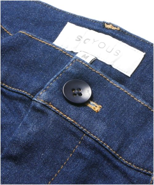 THE CASUAL(カジュアル)の「ストレッチデニムワイドパンツ(デニムパンツ・メンズ・ブルー/ネイビー/ワンウォッシュ・S/M/L/XL)」の16枚目の写真