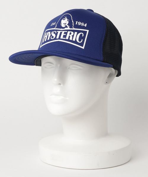 HYSTERIC GLAMOUR（ヒステリックグラマー）の「SUPERFUZZpt メッシュキャップ（ハット・メンズ・ネイビー/ブラック/オレンジ・FREE）」の3枚目の写真