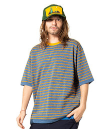 【glamb】Rook border knit