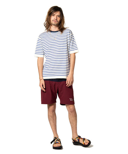 glamb（グラム）の「【glamb】Rook border knit（ニット/セーター・メンズ・ホワイト/ブラック/ブルー/マルチ・1/2/0/4/3）」の6枚目の写真