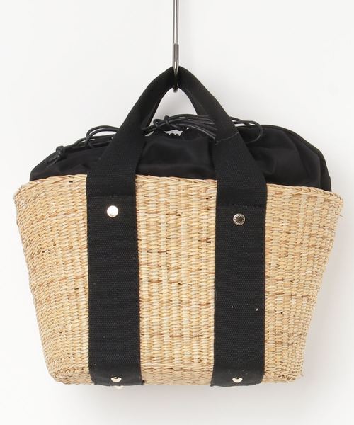 LA BAGAGERIE（ラバガジェリー）の「エレガントカゴバッグ（かごバッグ・レディース・ベージュ・FREE）」の2枚目の写真
