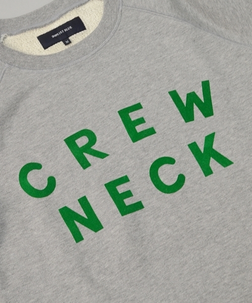 SHIPS JET BLUE（シップスジェットブルー）の「JB: ゛NERD゛スウェット クルーネック■（スウェット・メンズ・ライトブルー/グレー/ナチュラル/ネイビー・MEDIUM/LARGE/SMALL）」の11枚目の写真