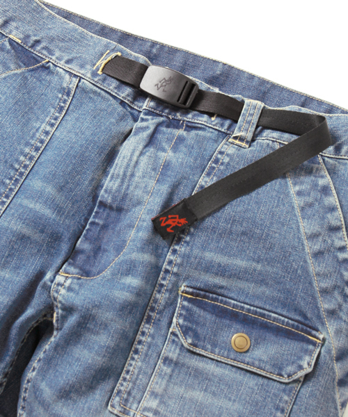 URBAN RESEARCH DOORS MENS（アーバンリサーチ ドアーズ メンズ）の「Mt.Design3776 Gramicci別注Mountain Pants（デニムパンツ・メンズ・ブルー系その他/ライトインディゴブルー・SMALL/MEDIUM/LARGE）」の3枚目の写真