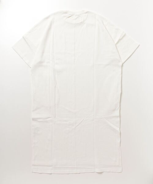 HARVESTY（ハーベスティ）の「HARVESTY / ハーベスティ WAFFLE SS DRESS（ワンピース・レディース・ベージュ/ブラック/ホワイト・1/2）」の4枚目の写真