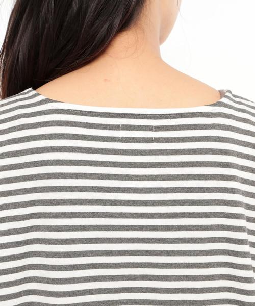 LAKOLE(ラコレ)の「カラフルボーダーワイドプルオーバー / LAKOLE(Tシャツ/カットソー・レディース・ブラック/グレー/ピンク/ブルー/グリーン・SMALL/MEDIUM)」の21枚目の写真