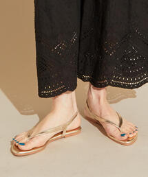 BEAUTY&YOUTH UNITED ARROWS | BY フェイクレザートング バックストラップサンダル(サンダル)