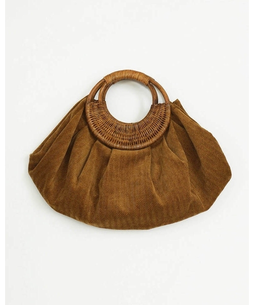 TODAYFUL（トゥデイフル）の「コーデュロイグラニーバッグ（ハンドバッグ・レディース・ブラウン/レッド・FREE）」の8枚目の写真