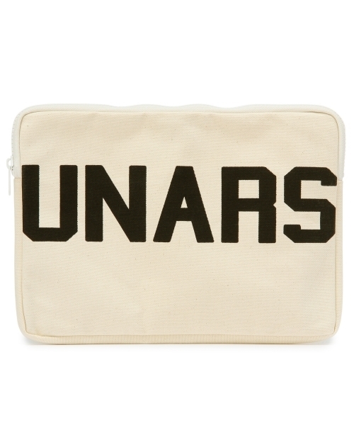 UNITED ARROWS(ユナイテッドアローズ)の「UAS UNARS CANVAS CLUCH ◆(クラッチバッグ・メンズ・オフホワイト/ネイビー・フリー)」の1枚目の写真